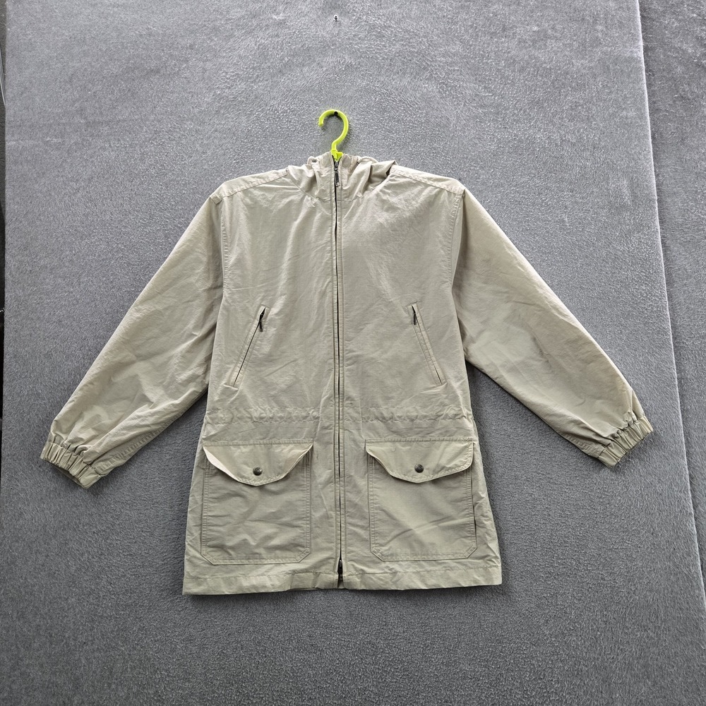 VINTAGE Eddie Bauer Women Jacket S/P Beige Mountain Parka 90s